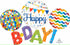 Happy Birthday Multi Foil Balloons 142Cm W X 91Cm H