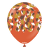 12" Rust Orange Safari Savanna Print Balloons (25pk)