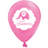 CHRISTENING PINK ELEPHANT LATEX BALLOONS 12'' 6PK