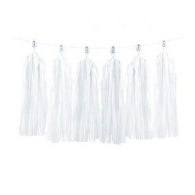 WHITE TASSEL GARLAND KIT