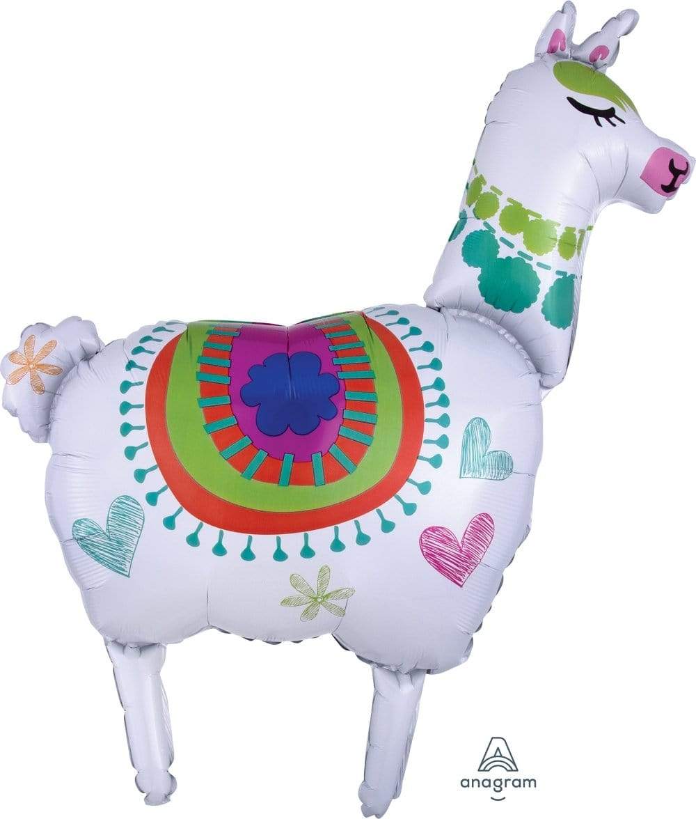 41'' Llama Supershape Foil Balloon