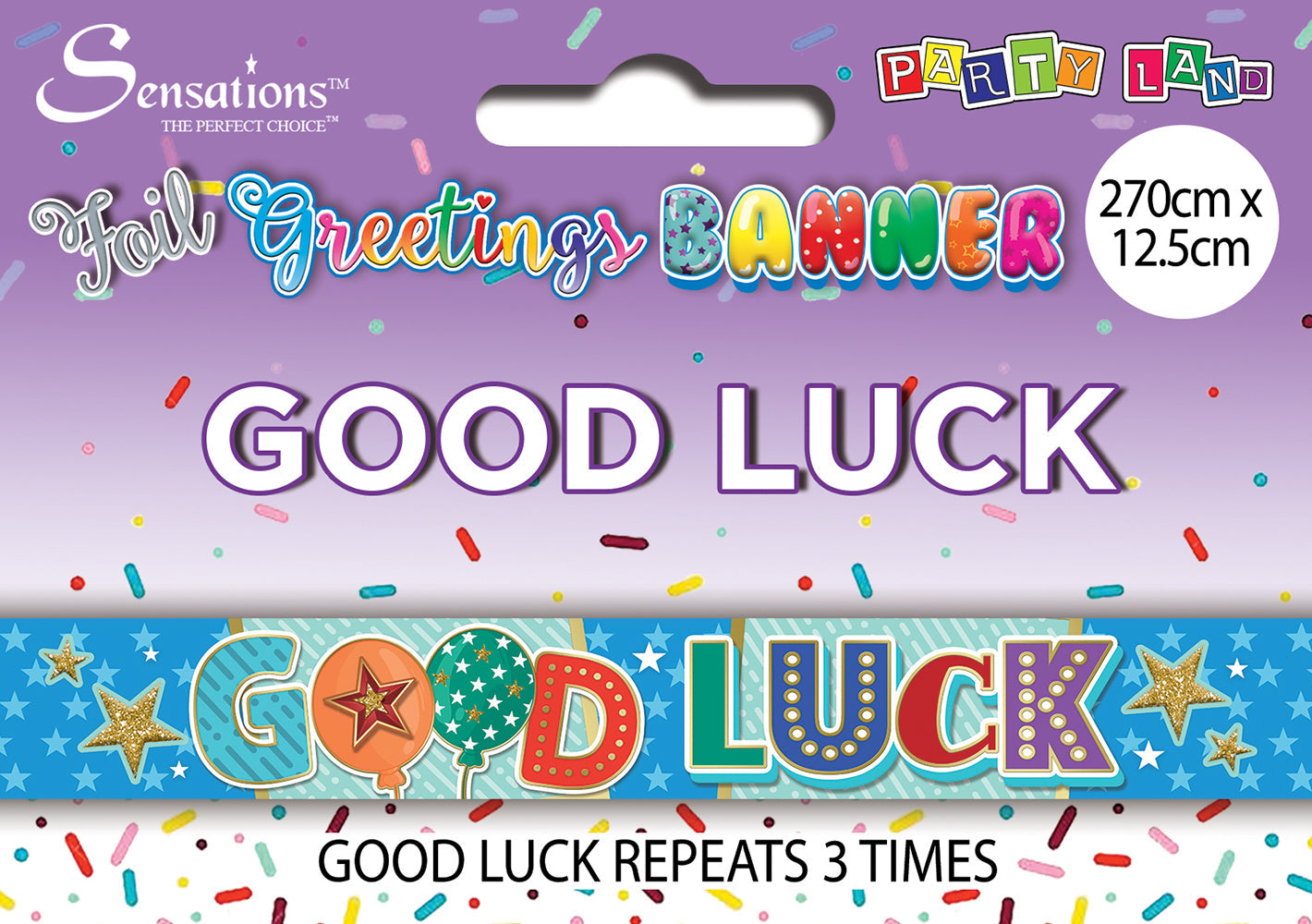 Good Luck Stars Banner