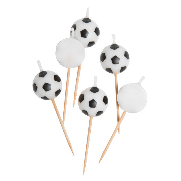 Football Pick Candles 6pk