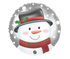 18" Snowman Head Foil Balloon