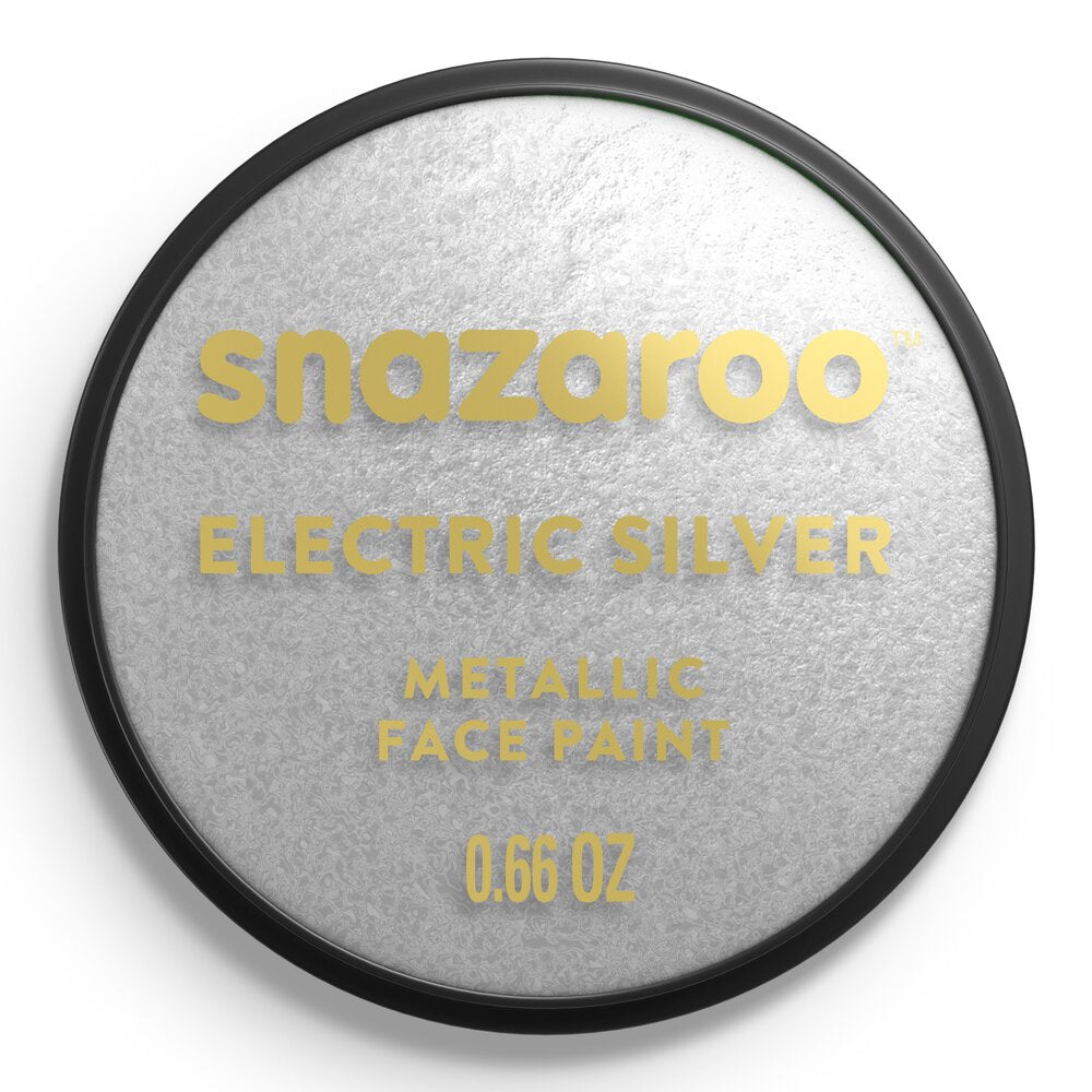 Snarazoo Classic Face Paint 18ml - Metallic Silver