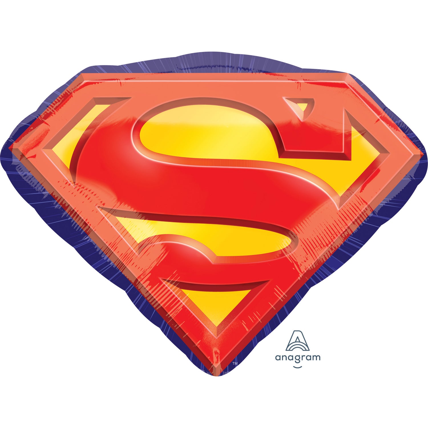 SUPERMAN EMBLEM SUPER SHAPE FOIL BALLOON