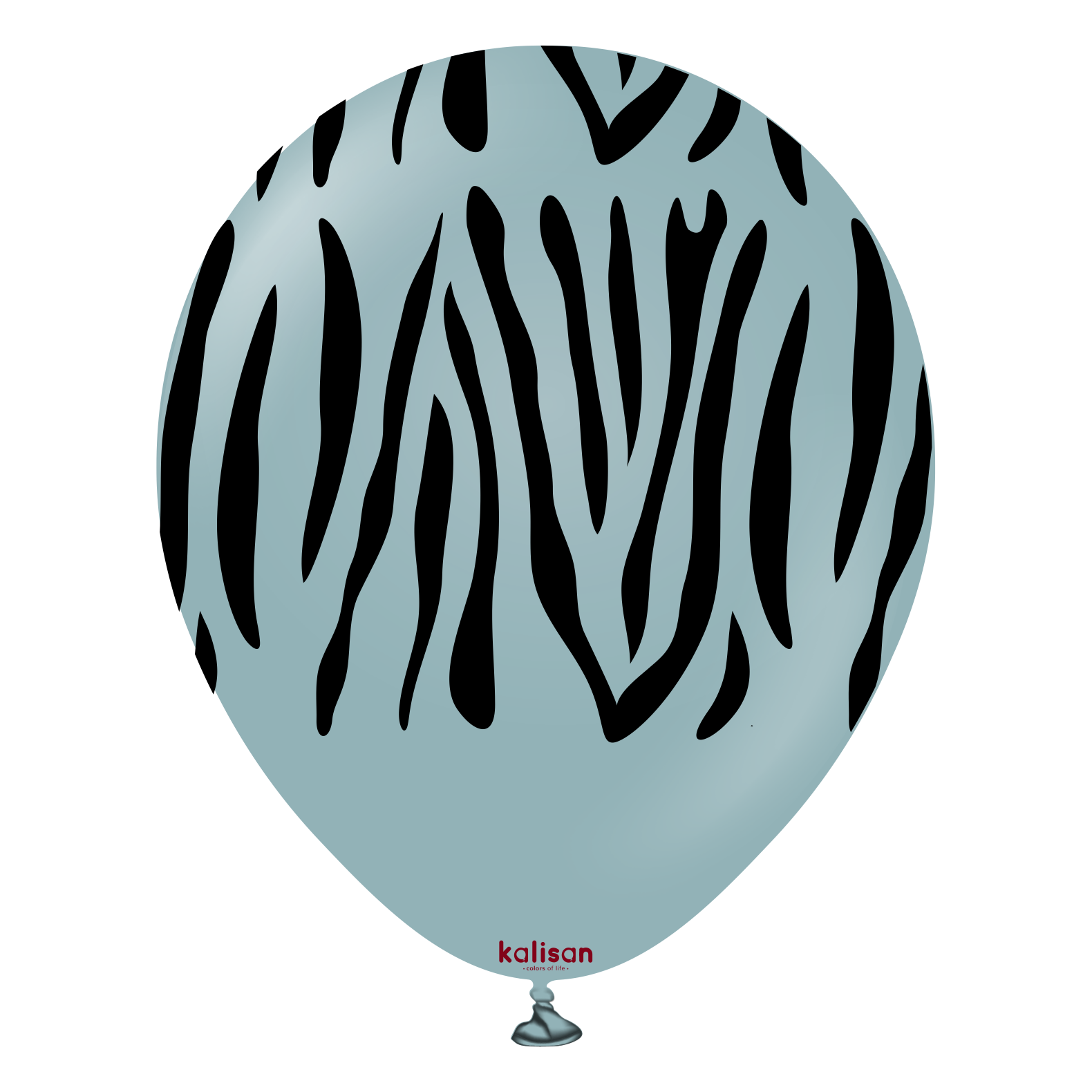 12" Storm Safari Zebra Print Balloons (25pk)