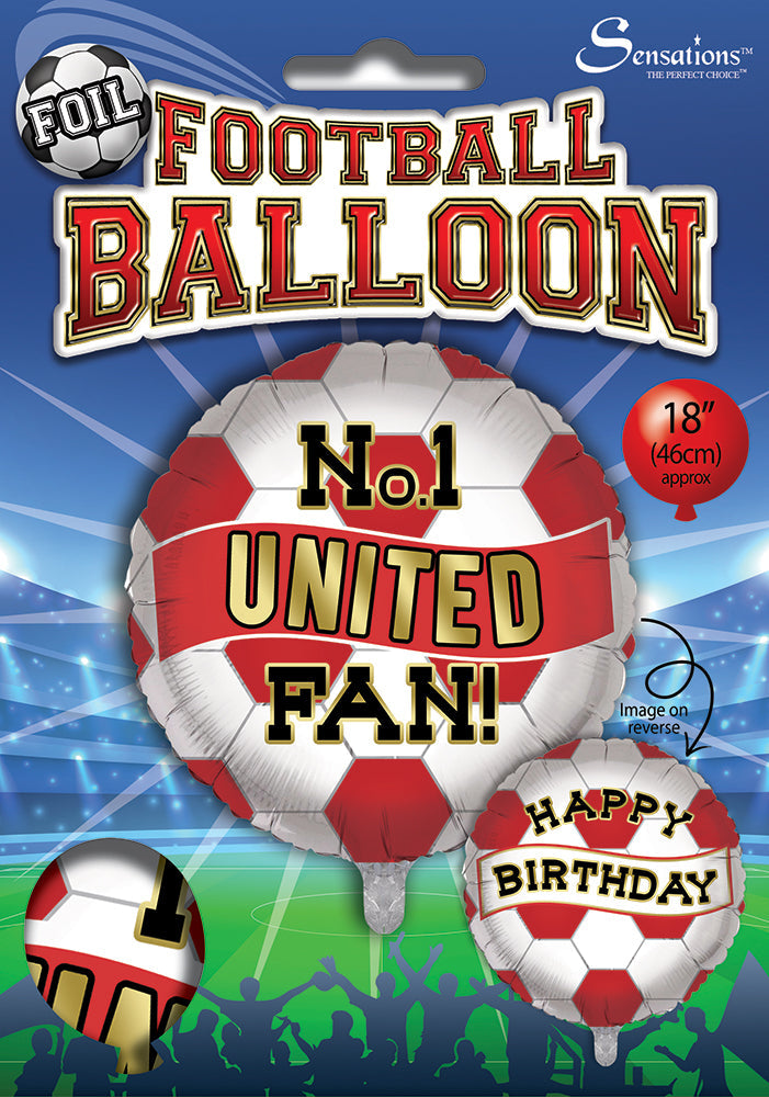 United No 1 Fan Birthday 18 Inch Foil Balloon