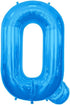 34'' SUPER SHAPE FOIL LETTER Q - BLUE