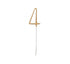 Birthday Gold Glitz Number 4 Sparkler 7"