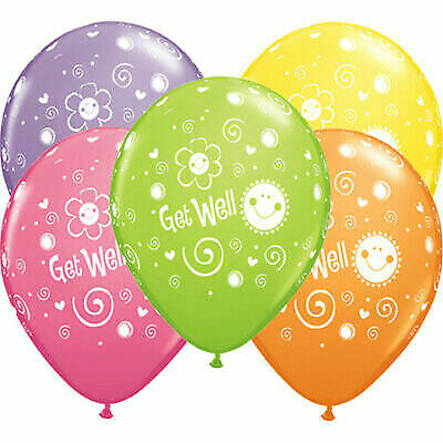 11'' Get Well Sun & Flowers 25pk