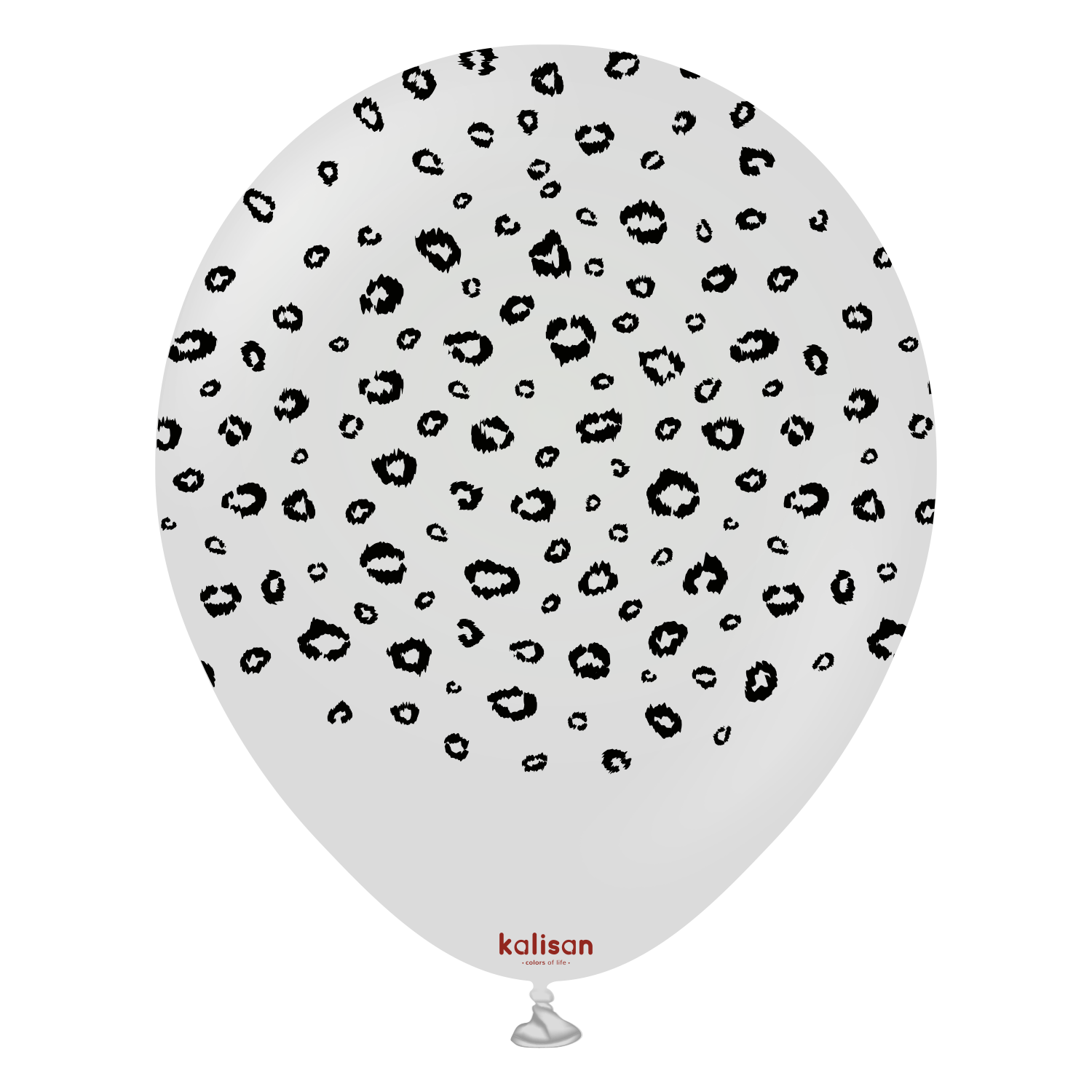 12" Smoke Leopard Print Balloons (25pk)