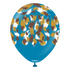 12" Deep Blue Safari Savanna Print Balloons (25pk)