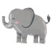 33'' Elephant Jungle Supershape Foil Balloon