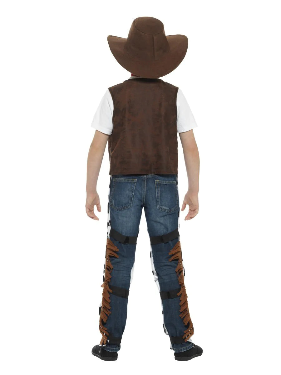 Texan Cowboy Brown & Black Costume
