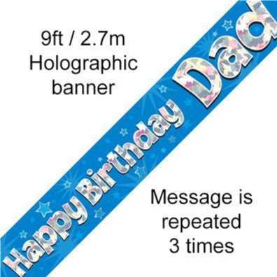 Happy Birthday Dad Banner