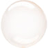 18'' Clearz Crystal Orange Orbz Foil Balloon (Anagram)