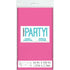 Hot Pink Plastic Party Table Cover