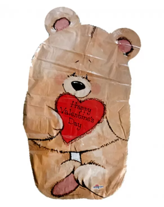 Valentine's Day Bear 2pk (Flat)