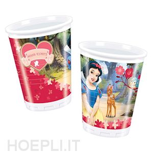 Snow White Plastic Cups 10pk