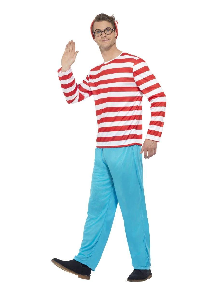 Where's Wally? Mens Costume