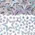 CONFETTI STAR SHIMMER-SILVER