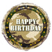 Military Camo Round 18" Foil Balloon