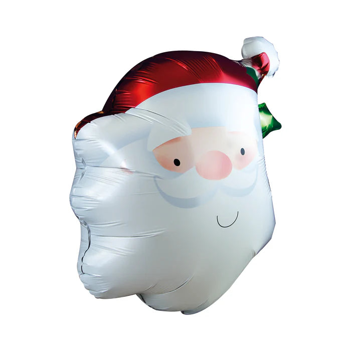 Santa Head Foil Balloon