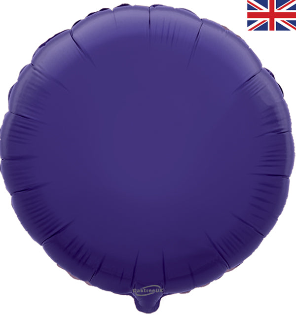 Purple Round Balloon 18 Inch