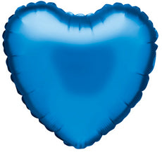 18'' Solid Blue Heart