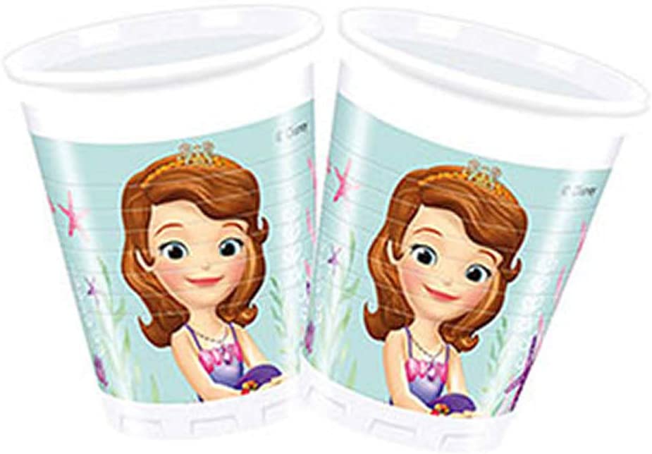 Sofia The First Plastic Party Cups 8pk