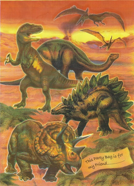 Dinosaur Loot Party Bag