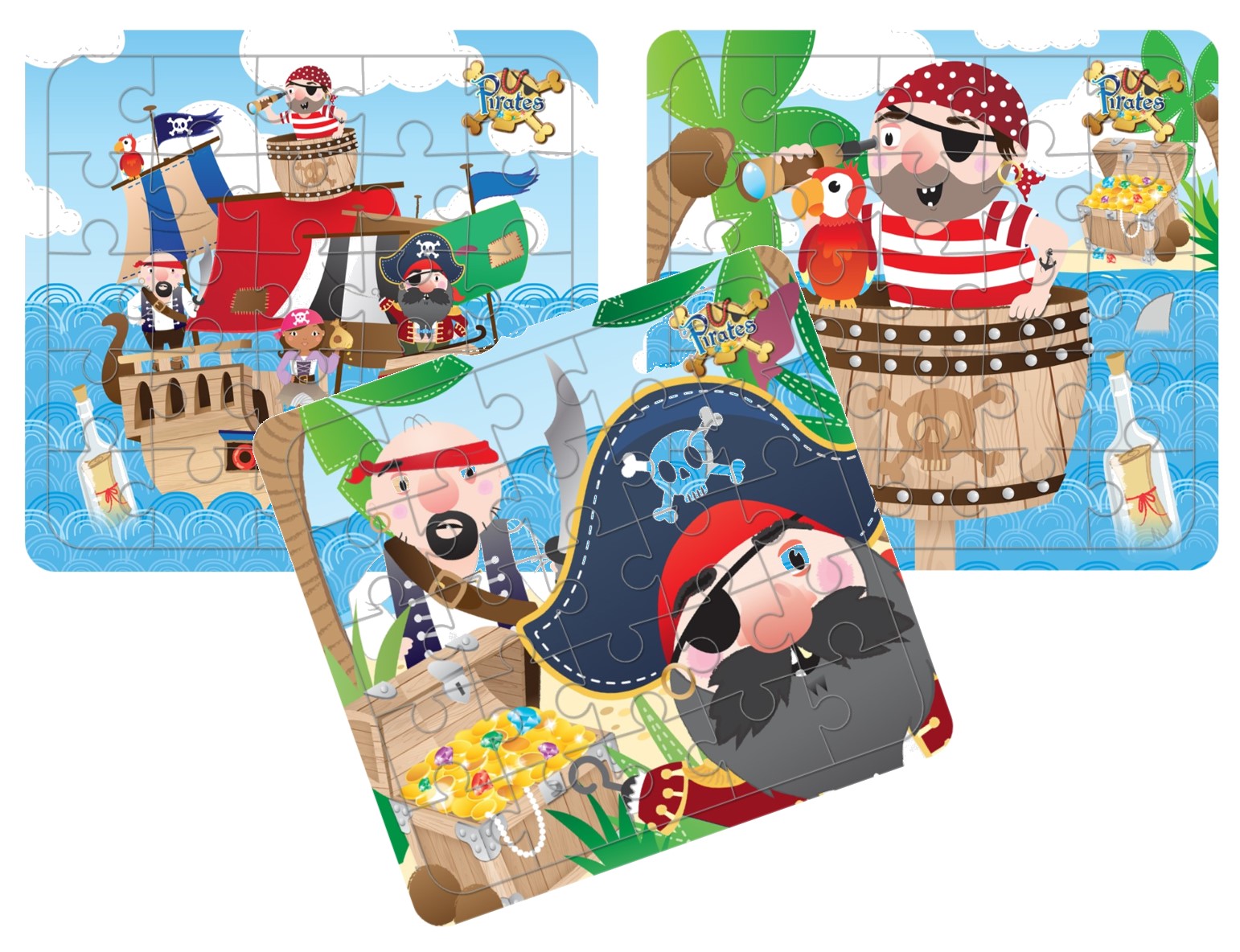 Pirate Jigsaw Puzzle Party Bag Toy Favour
