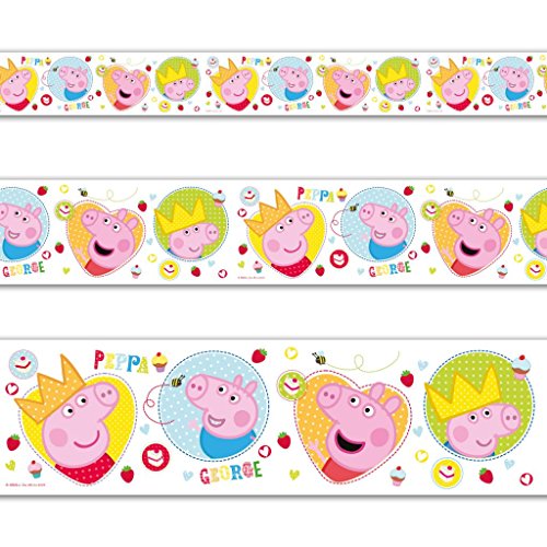 3.65m Cute Peppa Pig George Birthday Party Foil Banner Decoration