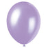 Pearlescent Lavender Latex Balloons 8pk