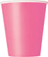 Hot Pink Paper Party Cups 8pk