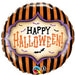 18'' FOIL BALLOON HALLOWEEN STRIPES