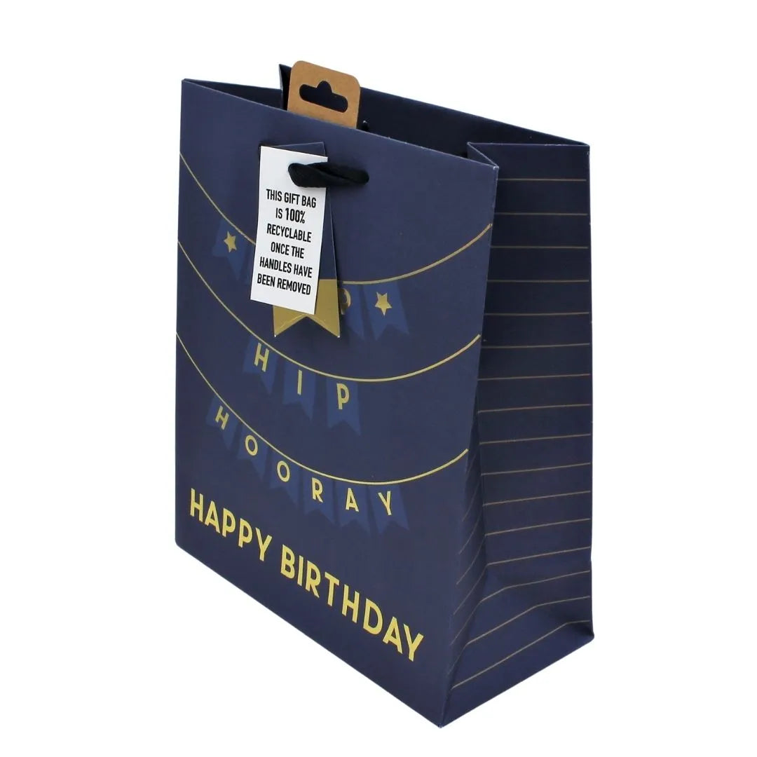 Hip Hip Hooray Male Paper Bag