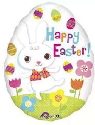 18" Happy Easter Jr. Shape Foil