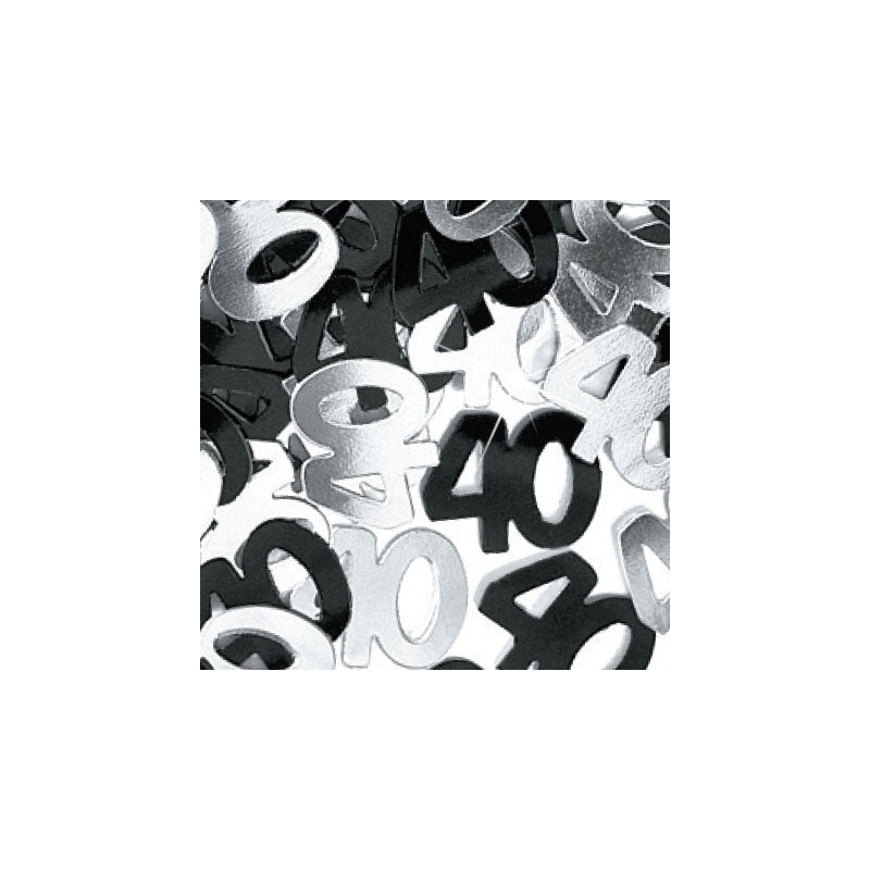 BLACK GLITZ 40 CONFETTI 50Z