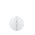 8'' WHITE HONEYCOMB BALL 1PK