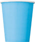 Soft Blue Paper Party Cups 8pk