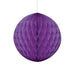 Purple Paper Honeycomb Ball Decoration