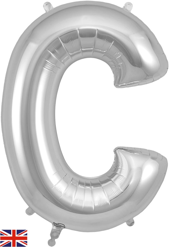 Silver Letter C 34