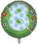 Football / Soccer 8th Birthday 18 Inch Foil Balloon