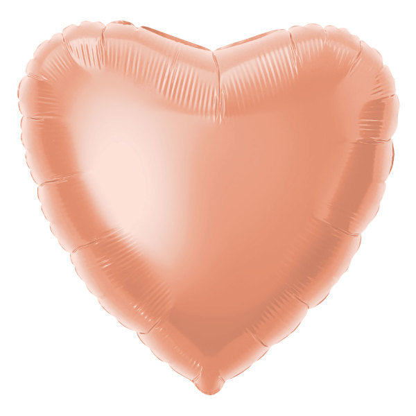 Rose Gold Heart Foil Balloon 18''