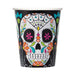 Skull Day of the Dead 9oz Paper Cups, 8ct