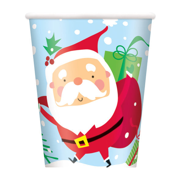 Happy Santa Paper Cups