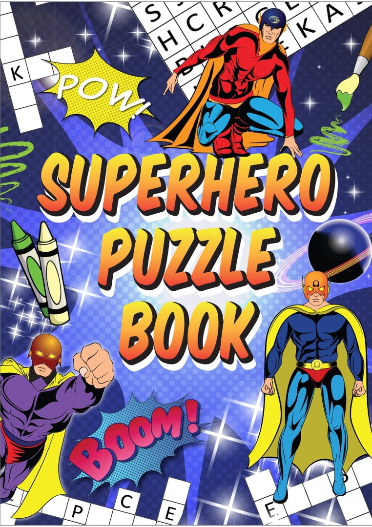 Superhero Puzzle Book