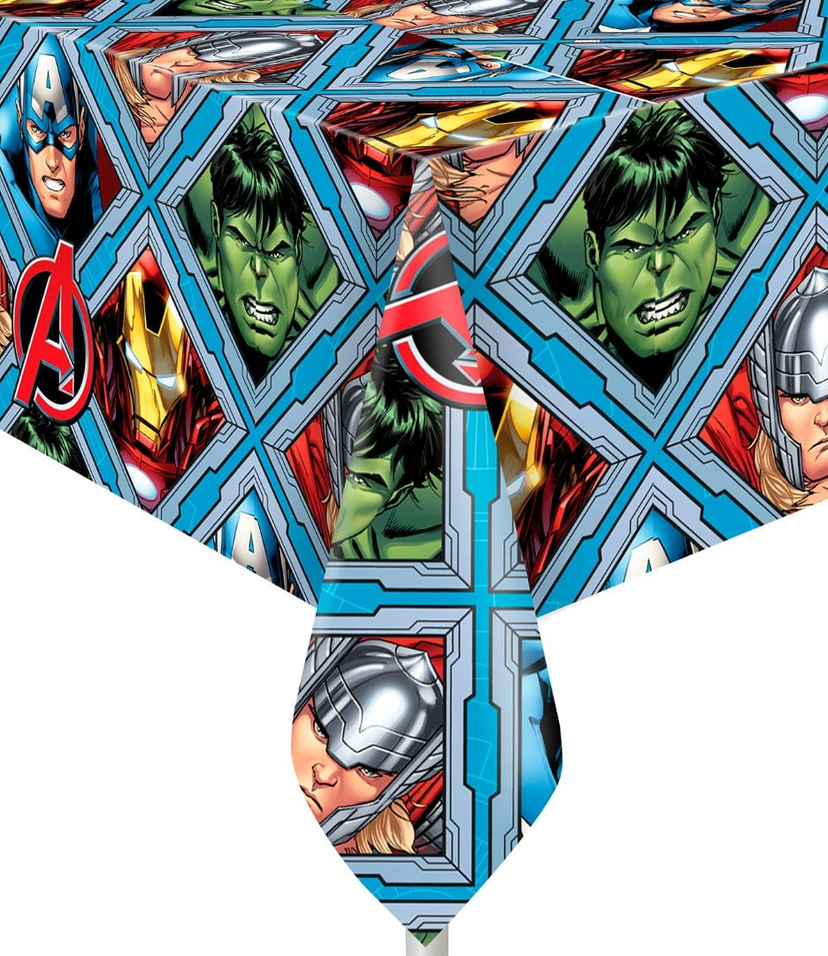 MIGHTY AVENGERS PLASTIC TABLECOVER 120CM X 180CM (879689)